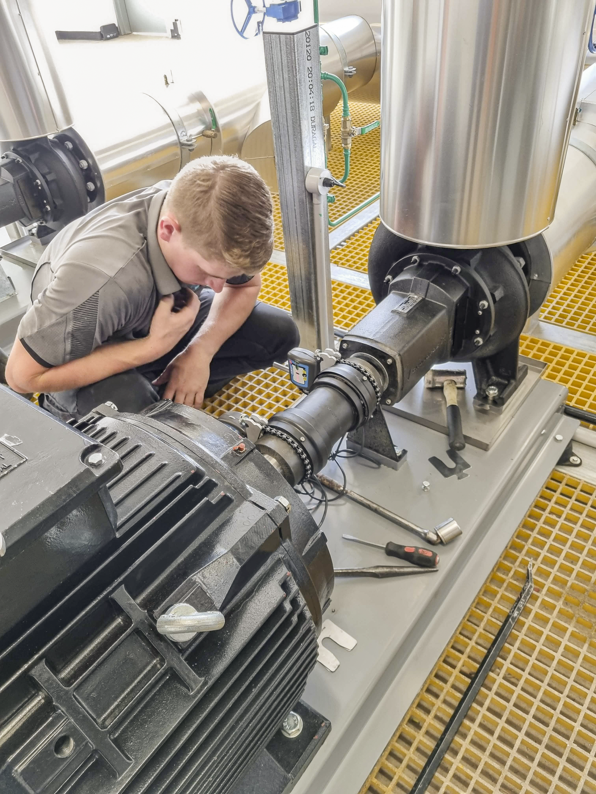 Chilled Water Pump Onsite Alignment
