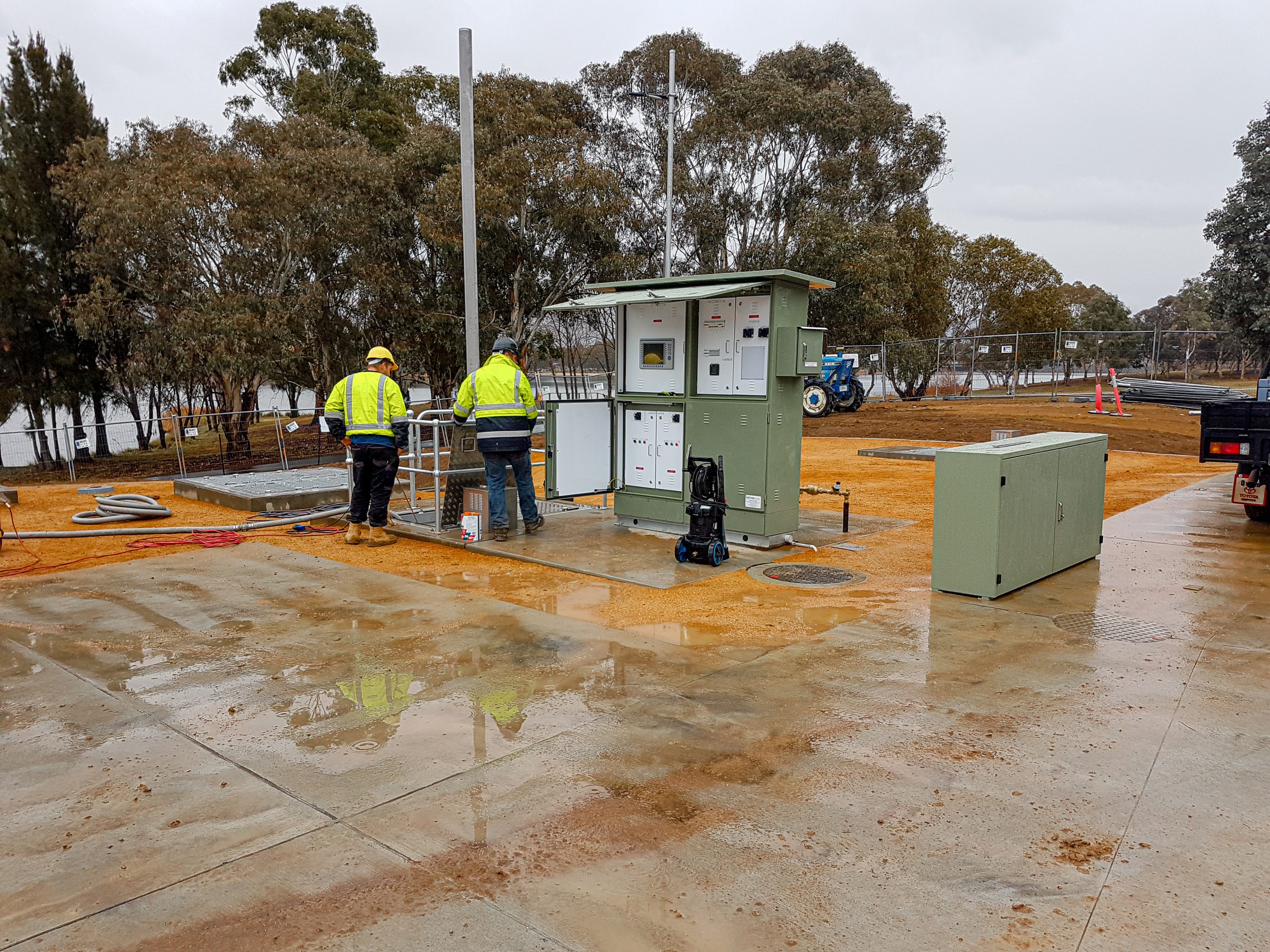 Sewer Pump Station Controller Install