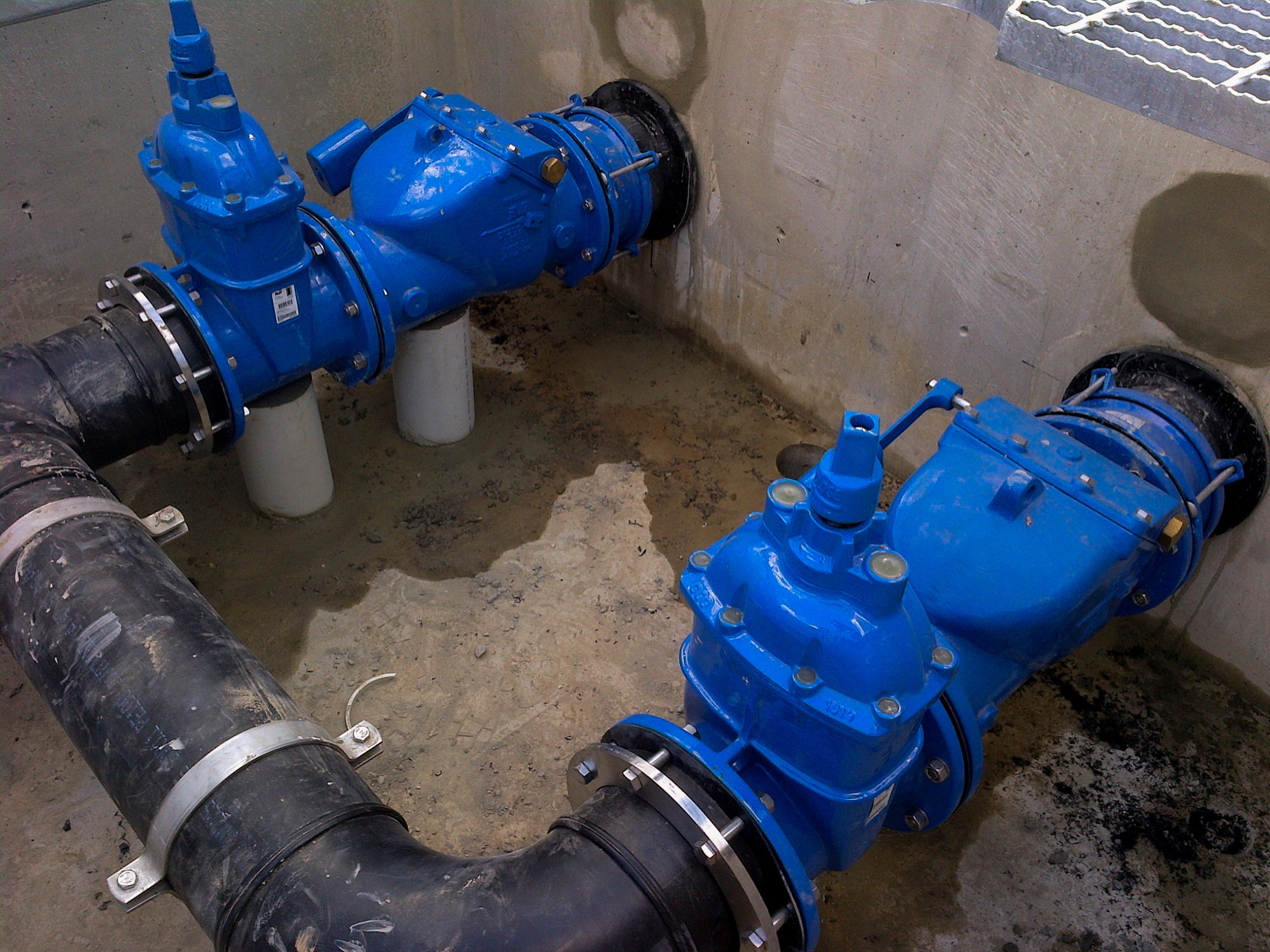 Sewer Pump Station Pipework