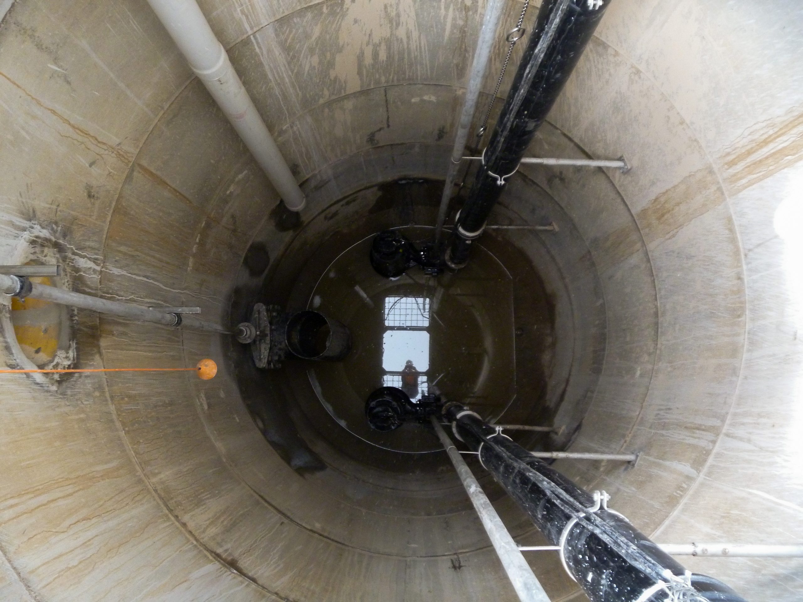Sewer Pump Station Pumpwell