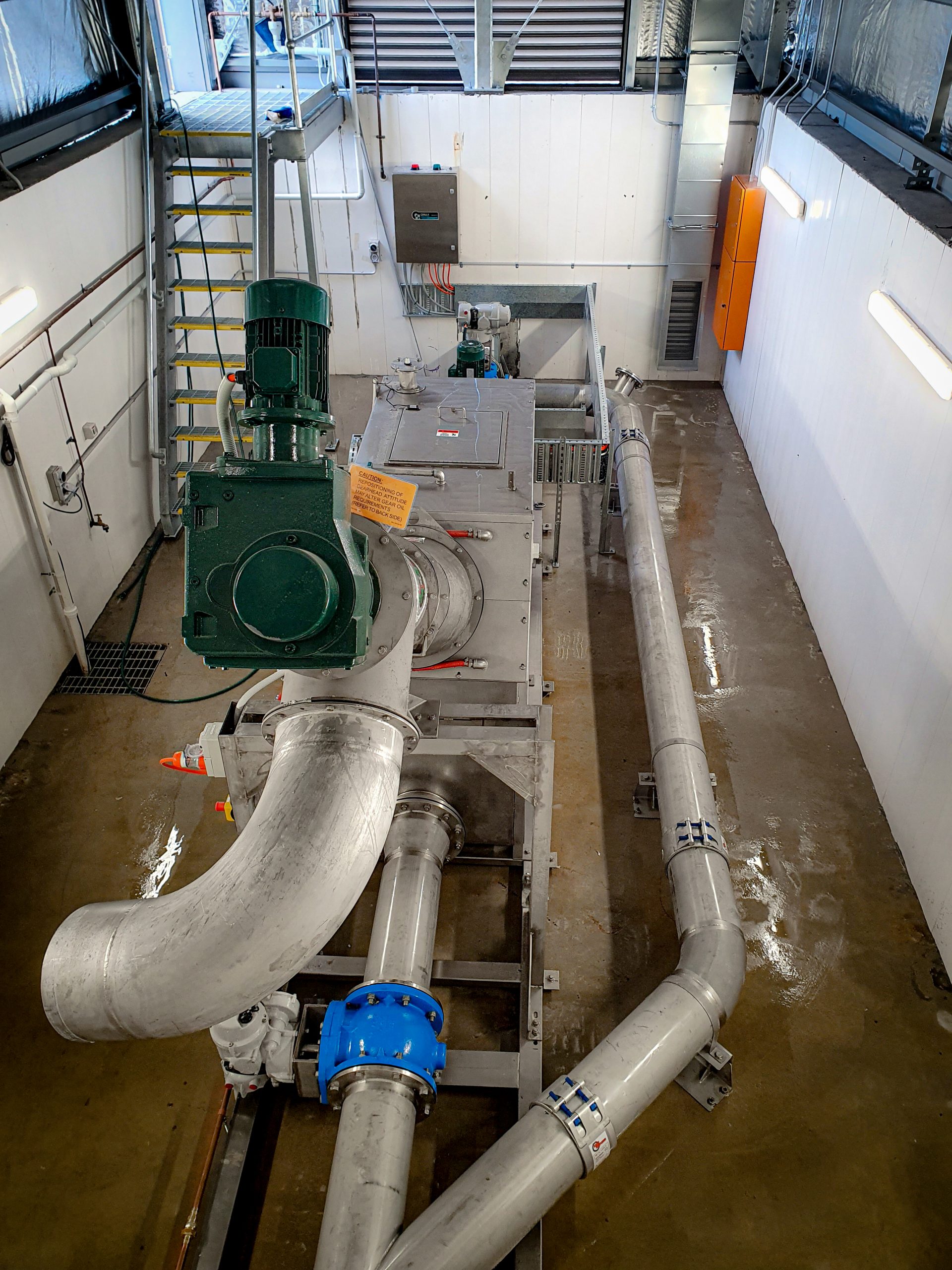 Sewer Screening System Install