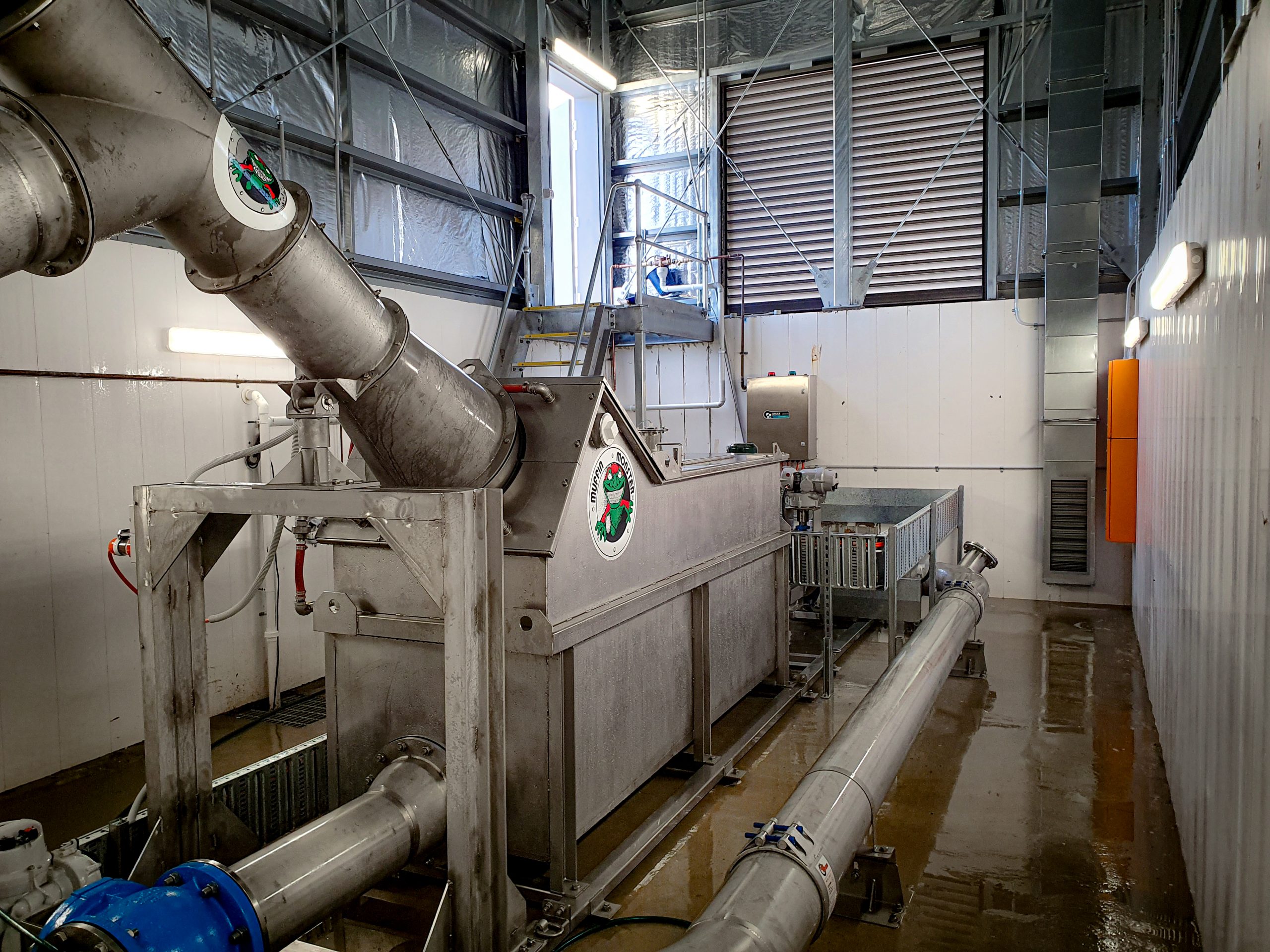Sewer Screening System Complete