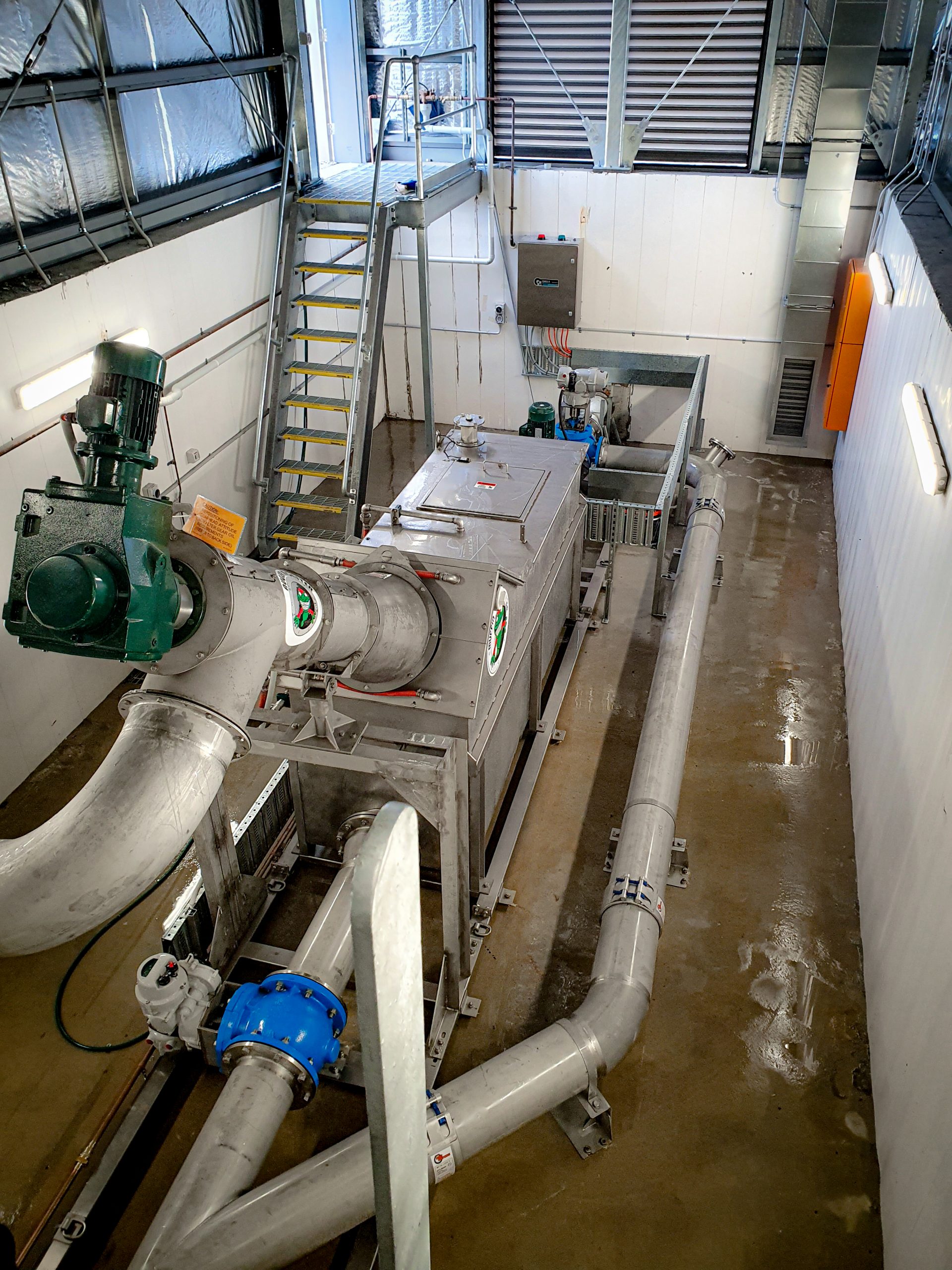 Sewer Screening System Complete