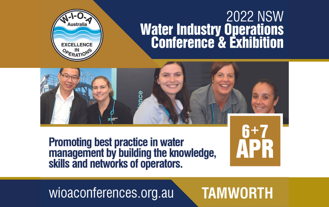 Come and see us at the Water Industry Operations Conference and Exhibition