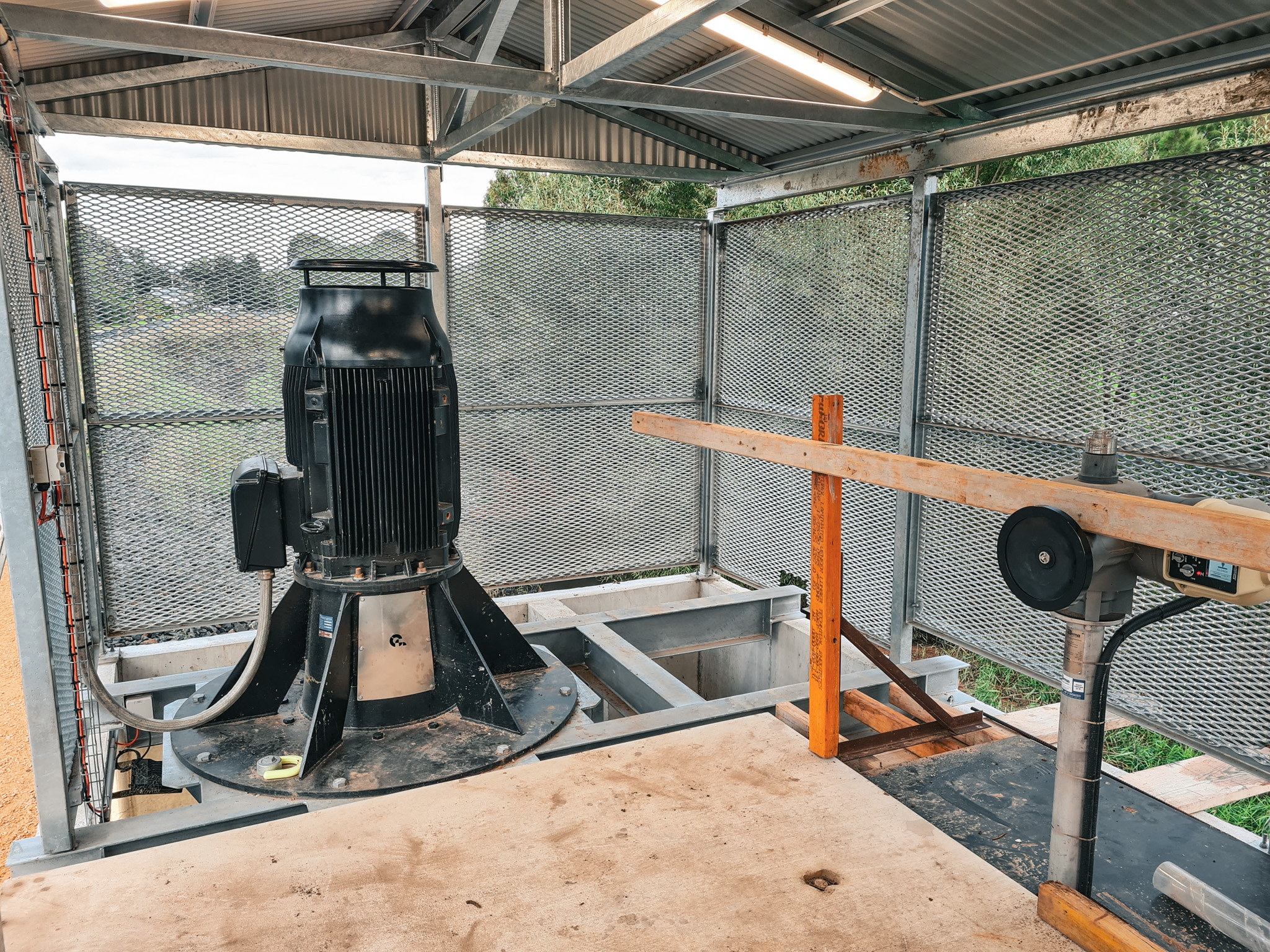 Flood Levee Pump Station Install
