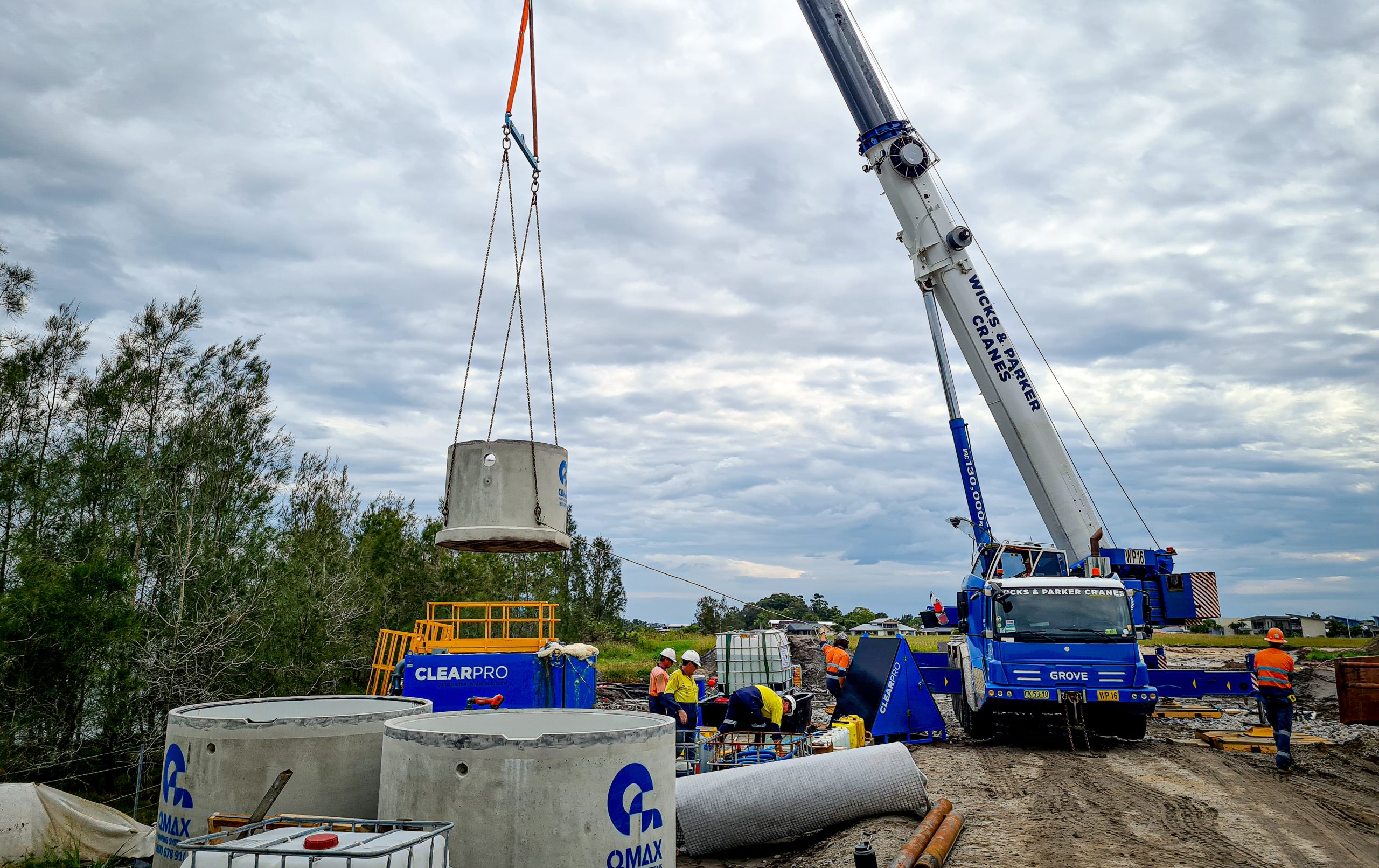 Sewer Pump Station Install