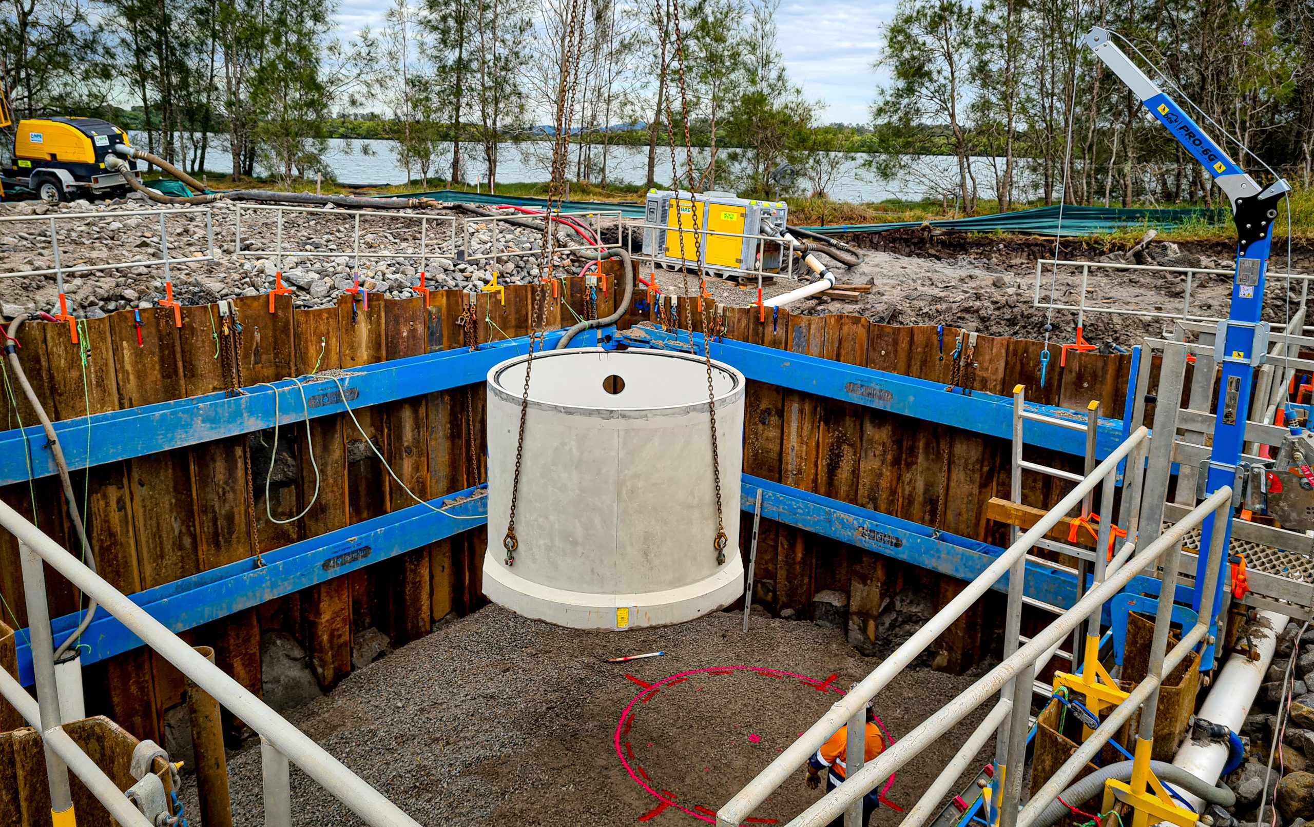 Sewer Pump Station Install