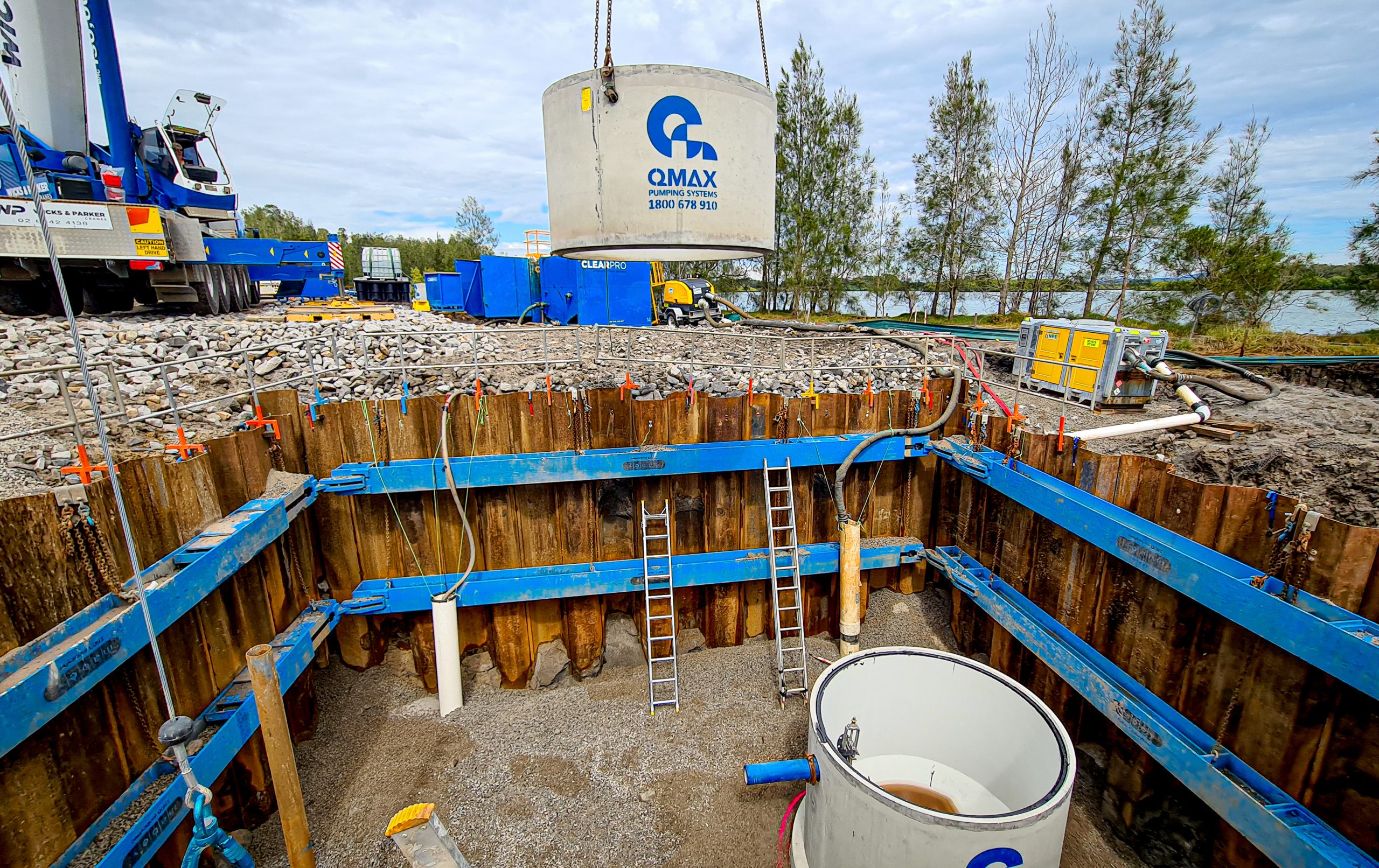 Sewer Pump Station Install