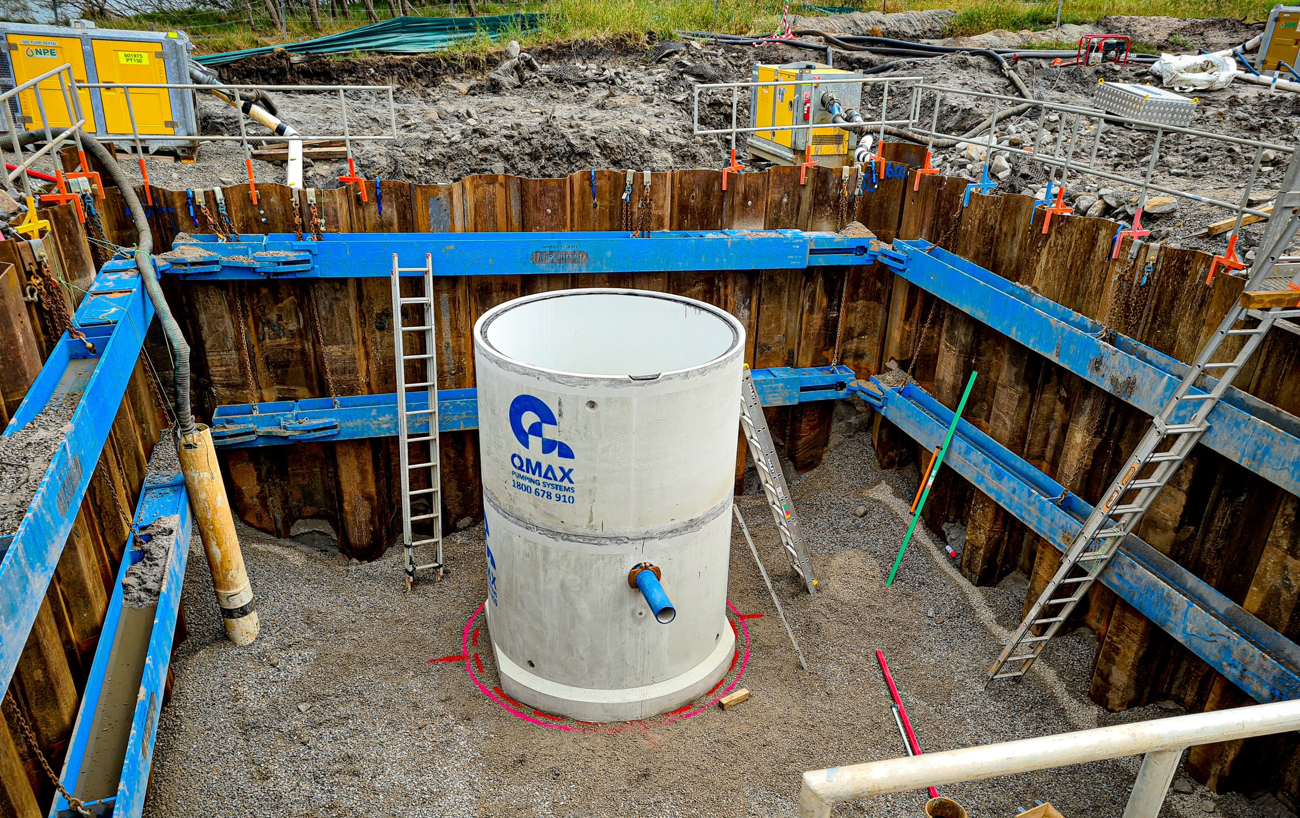Sewer Pump Station Install