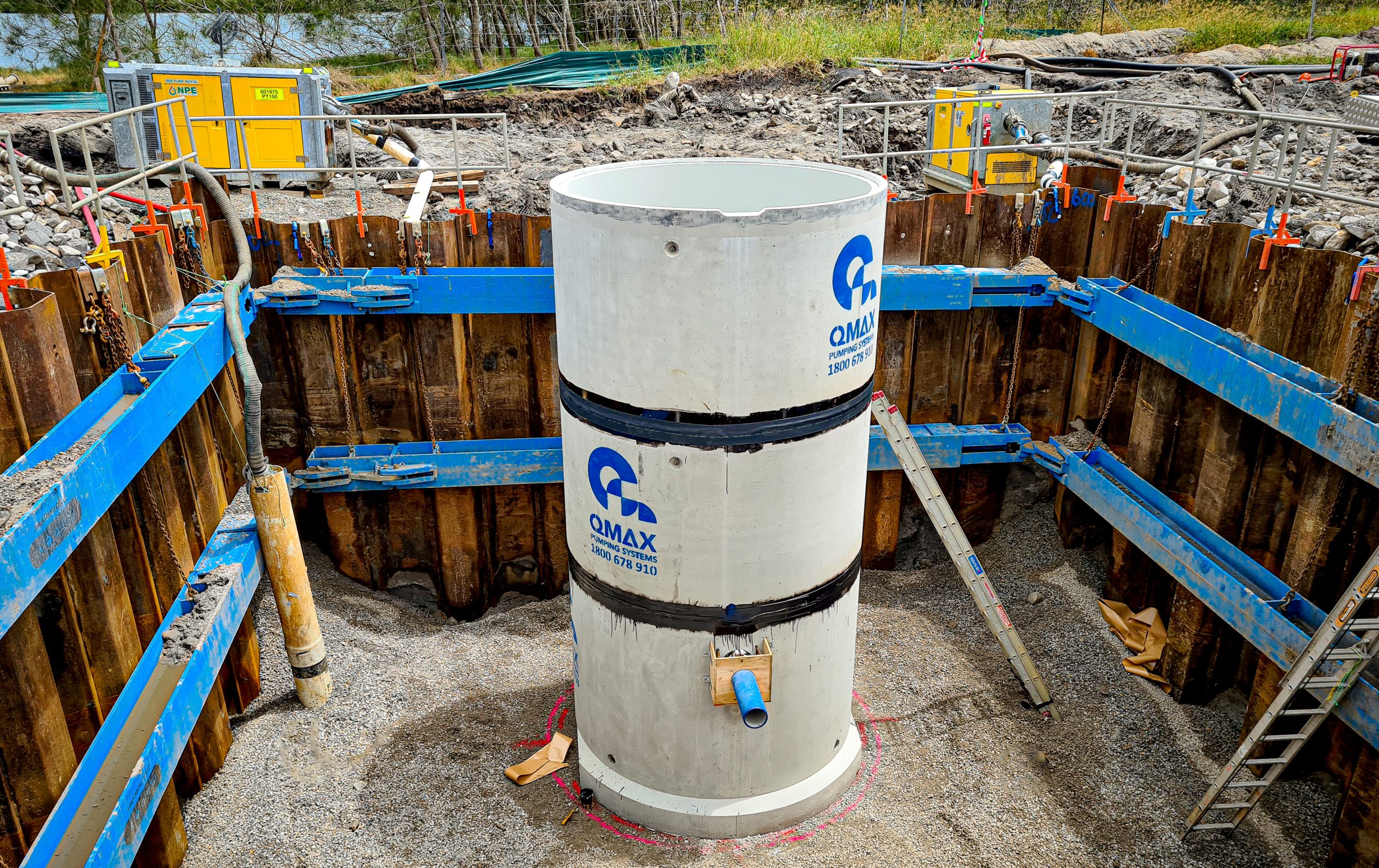 Sewer Pump Station Install