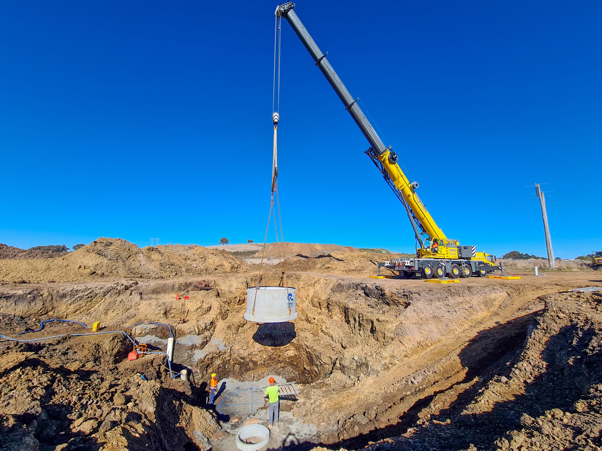 Sewer Pump Station Install
