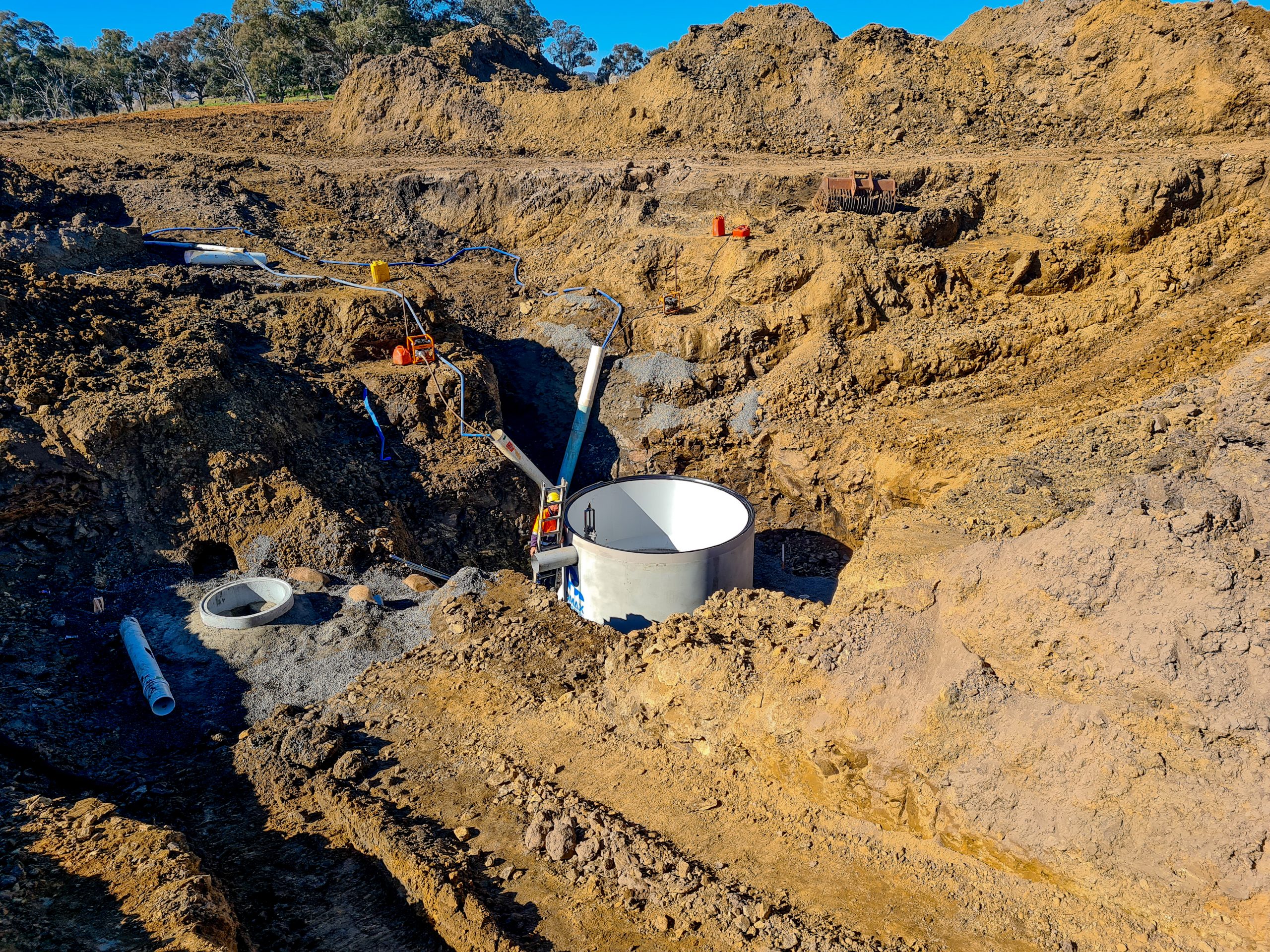 Sewer Pump Station Install