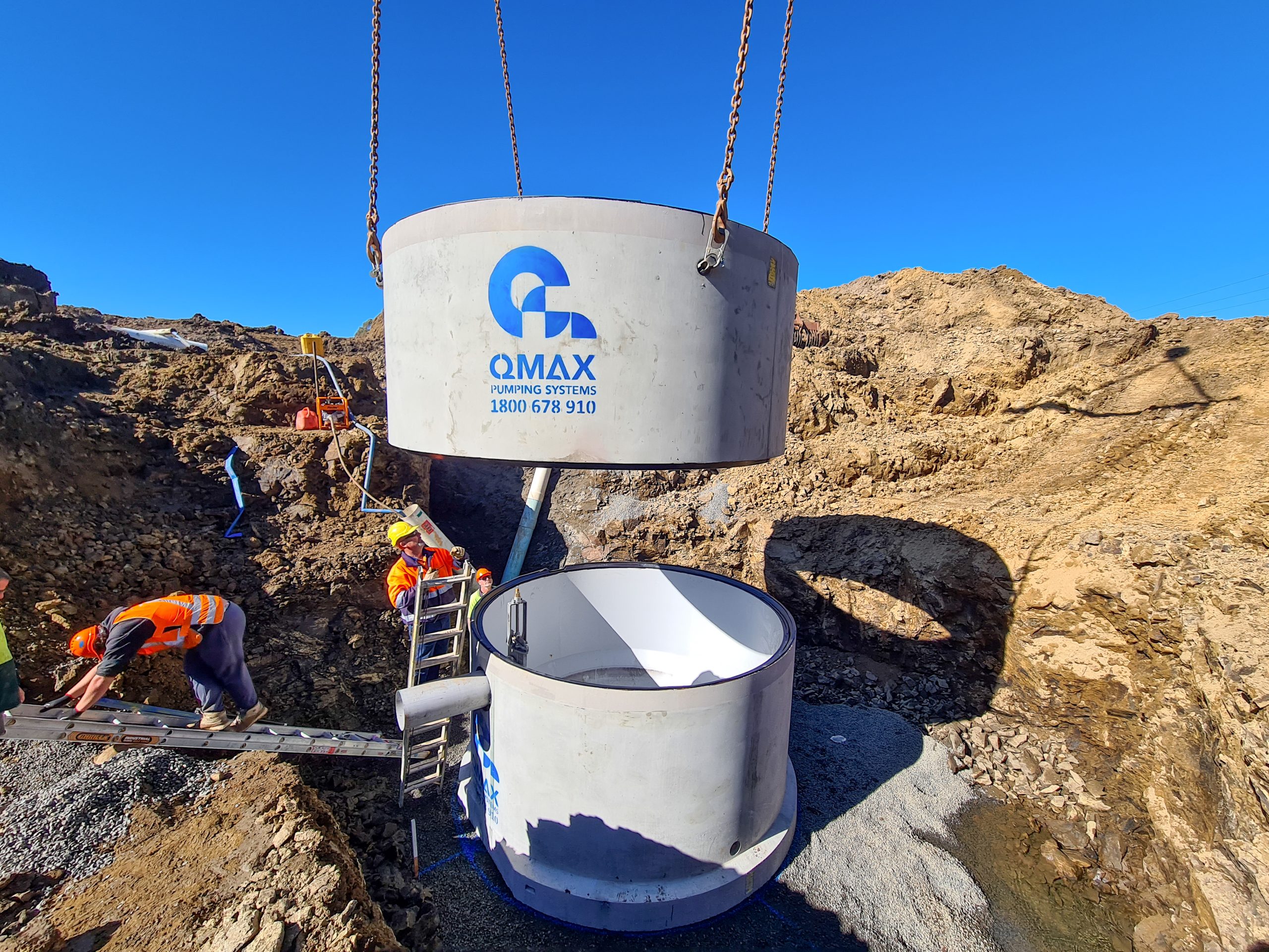 Sewer Pump Station Install