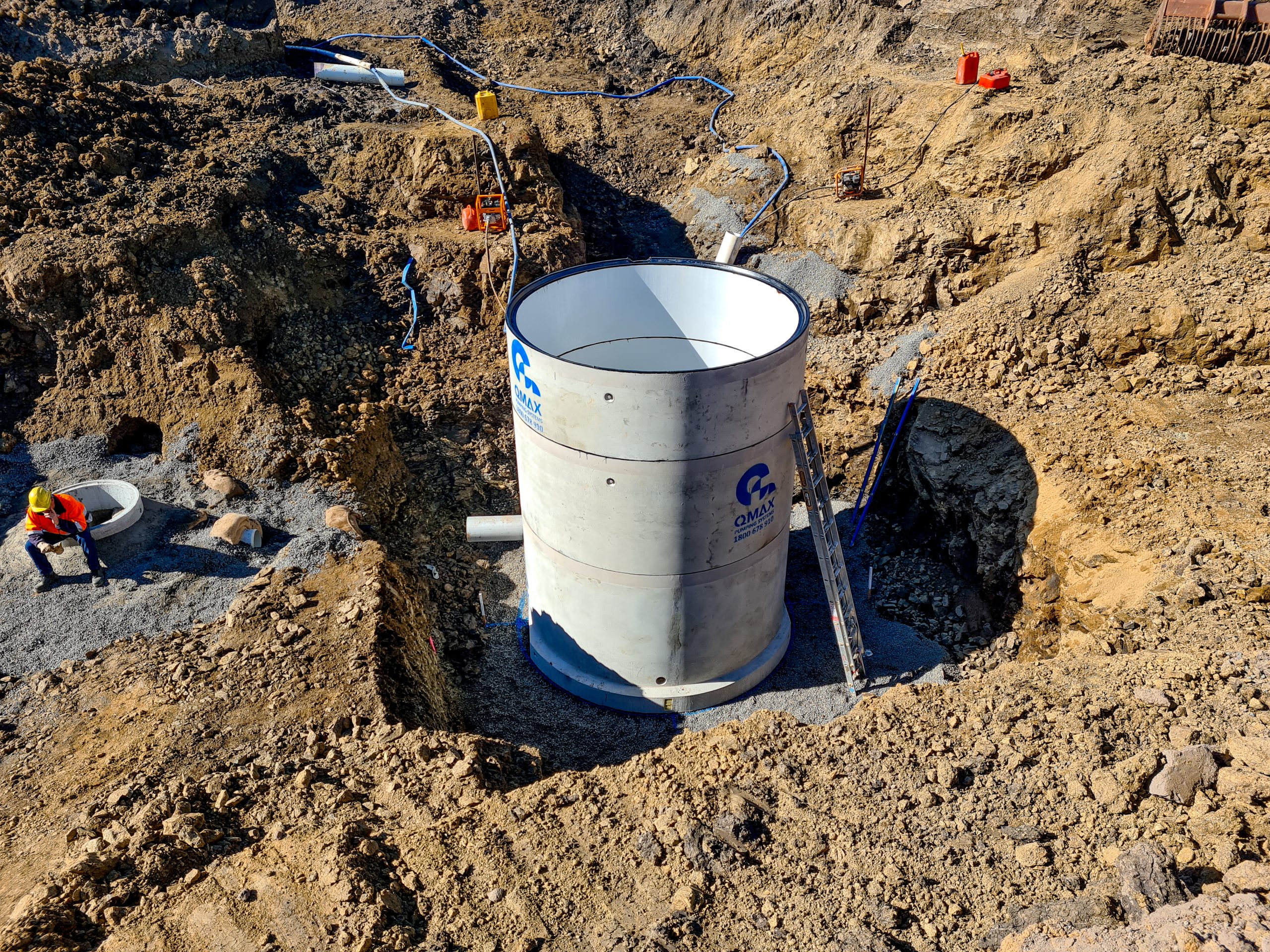 Sewer Pump Station Install