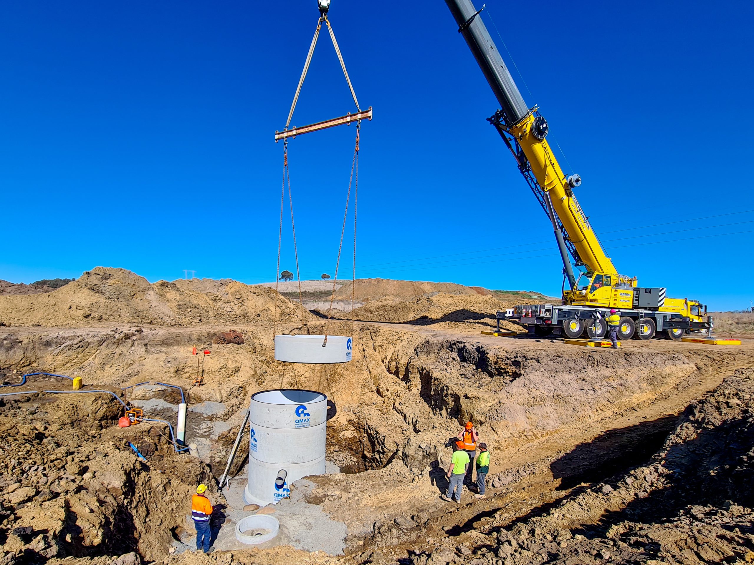 Sewer Pump Station Install