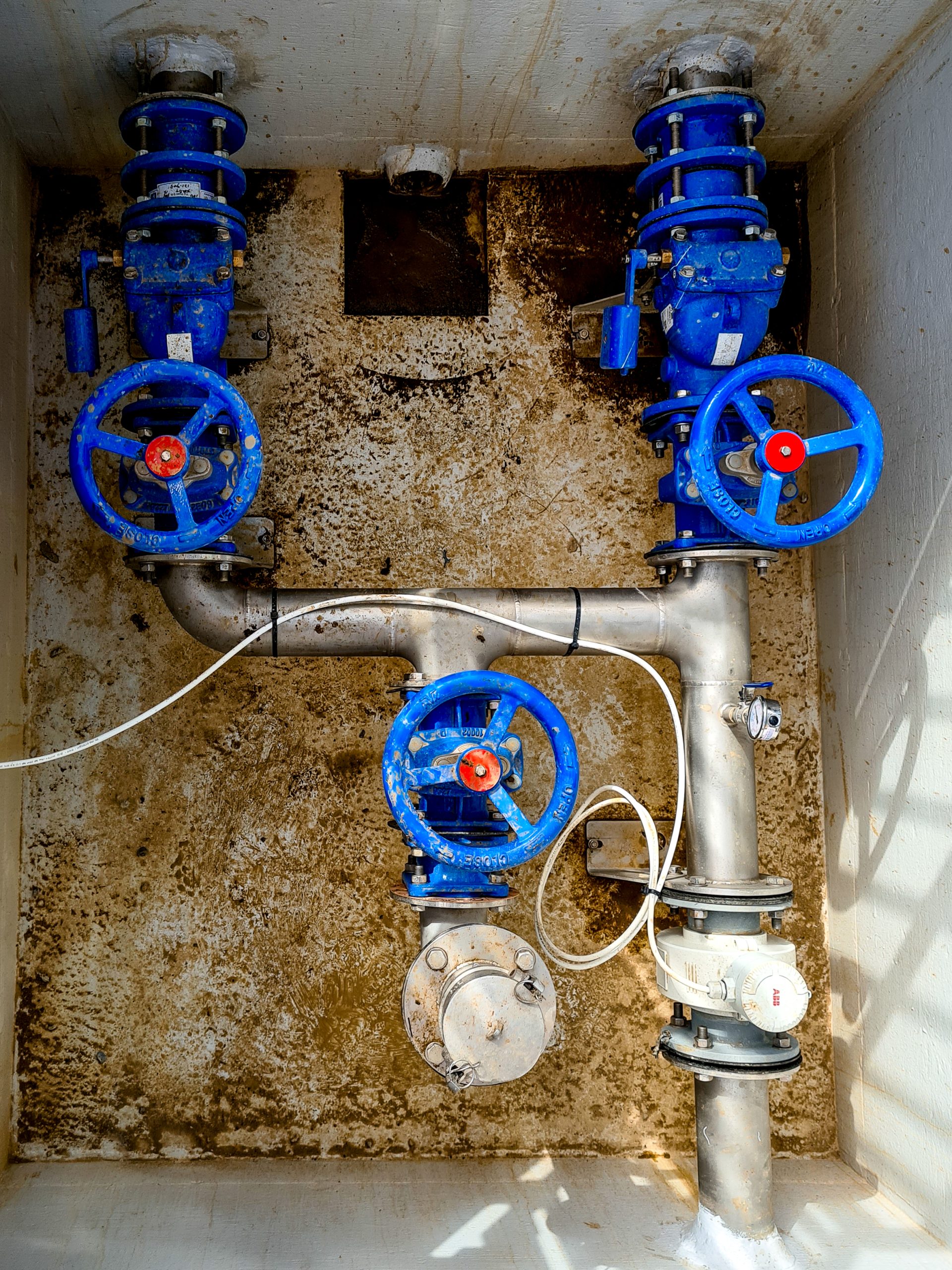 Sewer Pump Station Valve Chamber