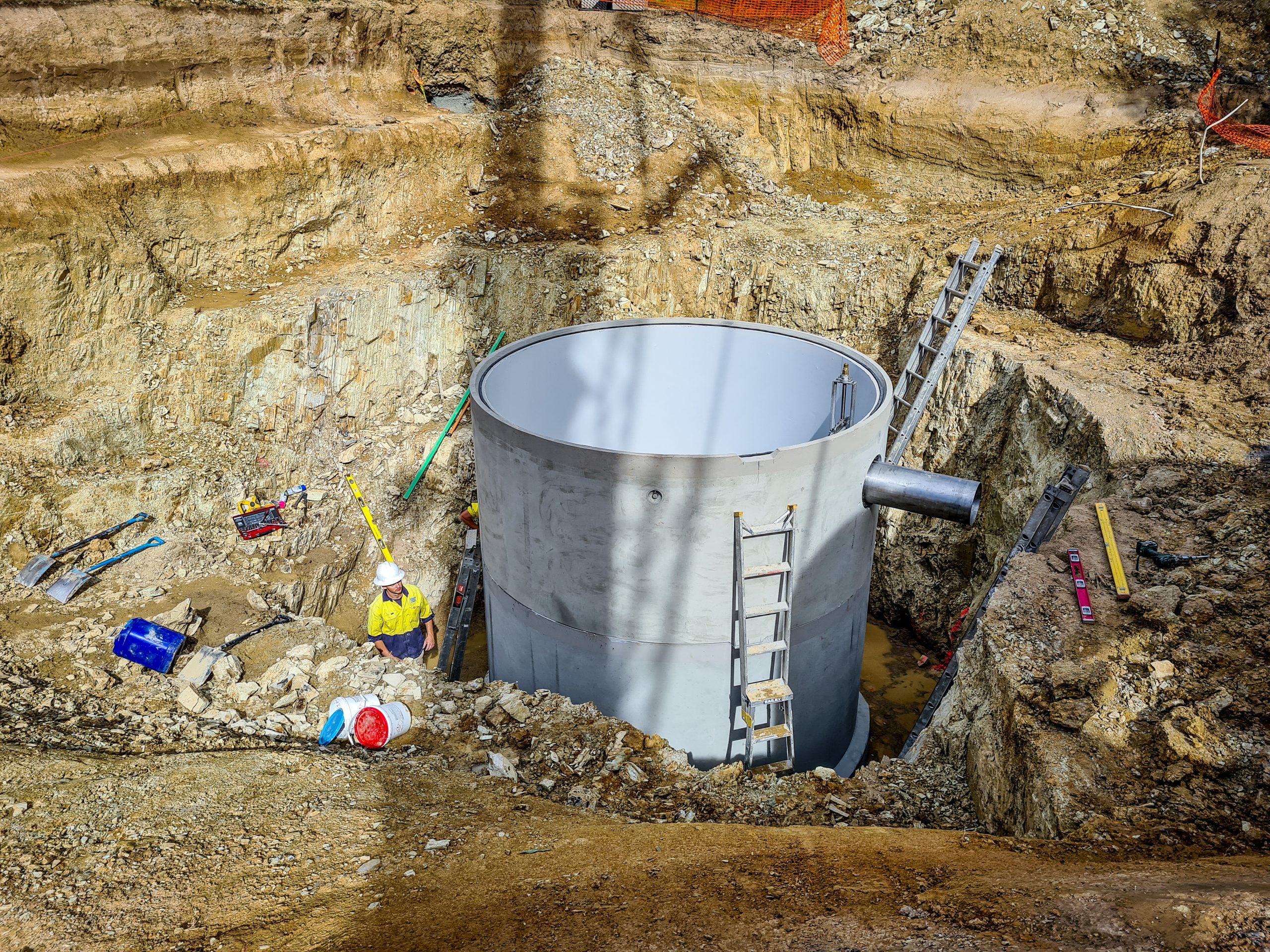 Sewer Pump Station Install