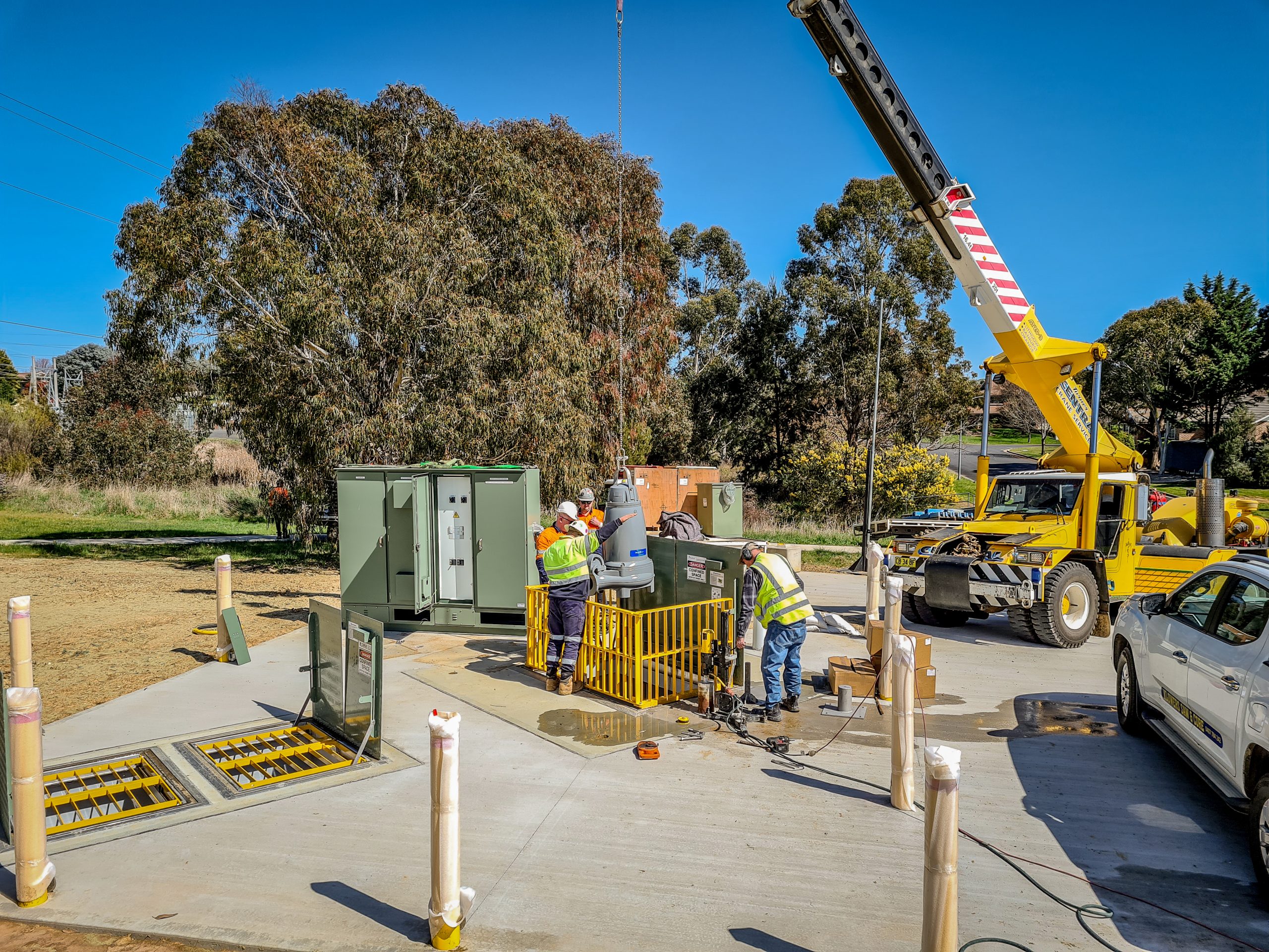 Sewer Pump Station Install
