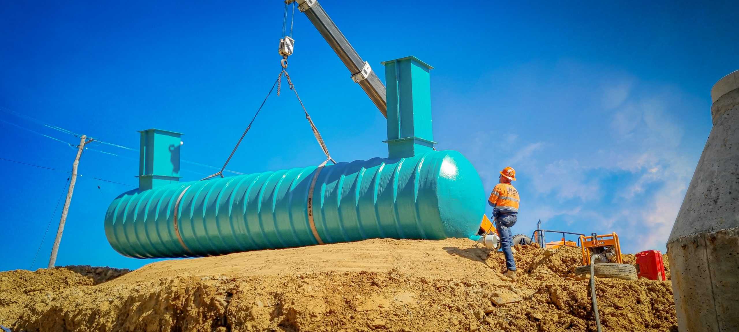 Sewer Pump Station Install