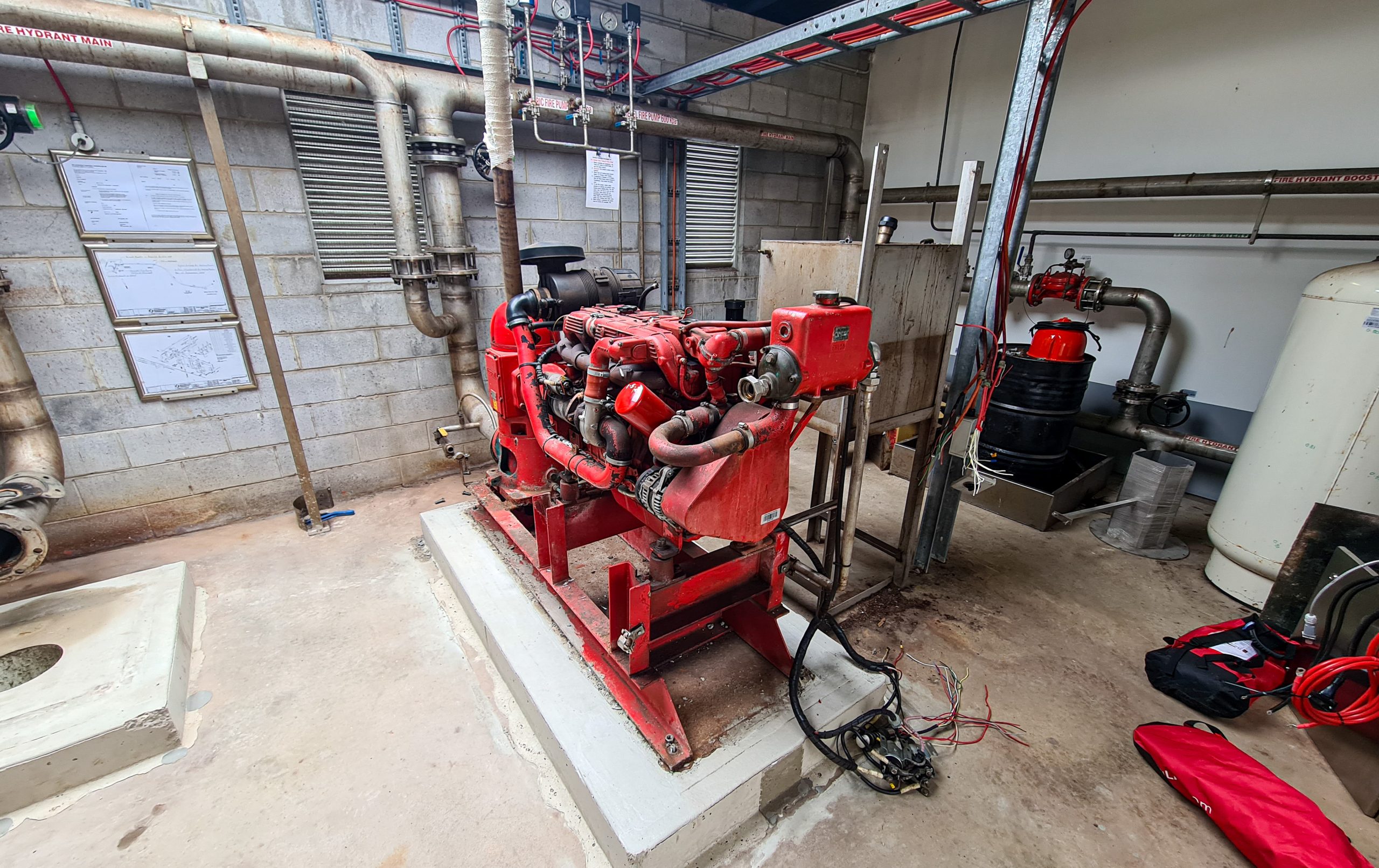 Old Fire Pump System