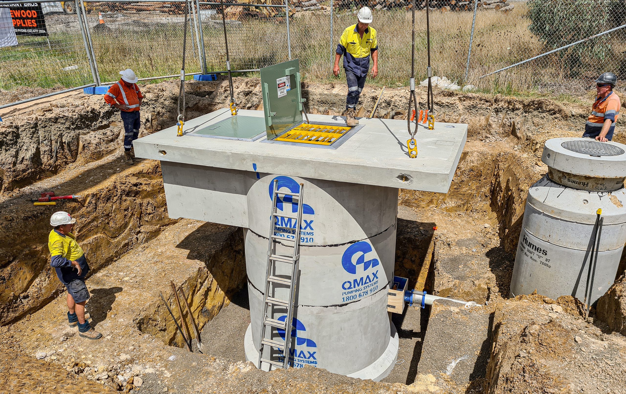 Sewer Pump Station Install