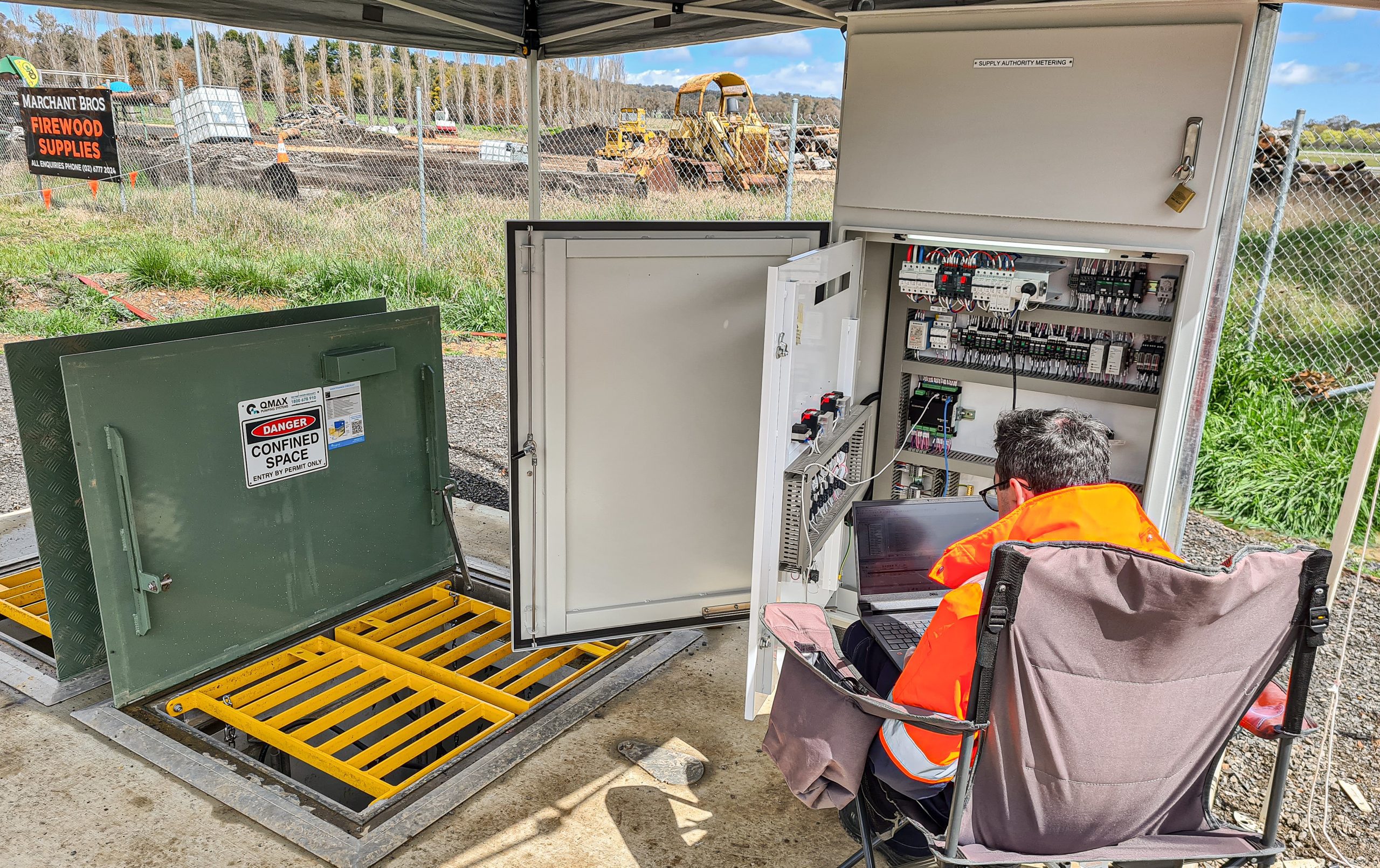 Sewer Pump Station Connection