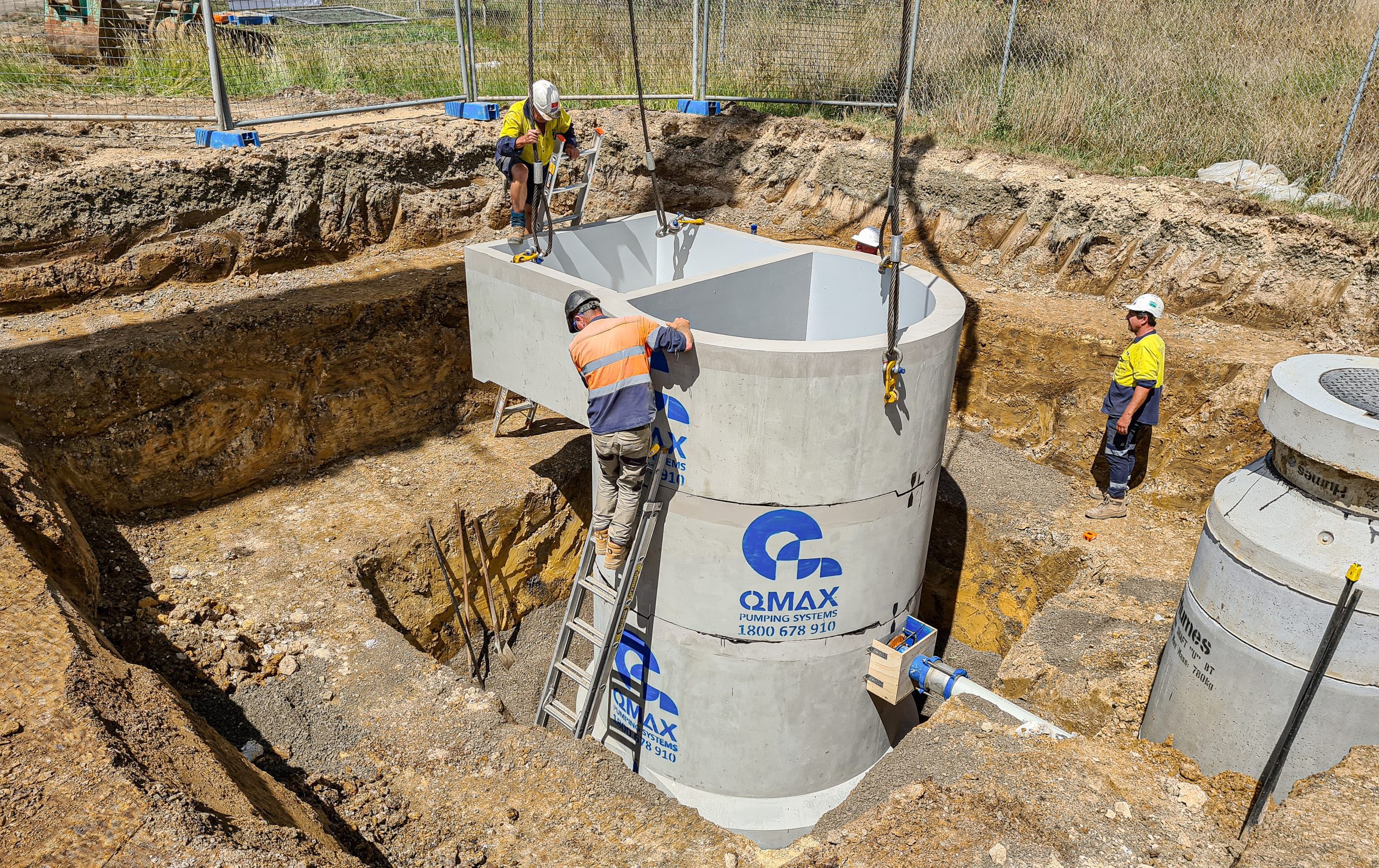 Sewer Pump Station Install