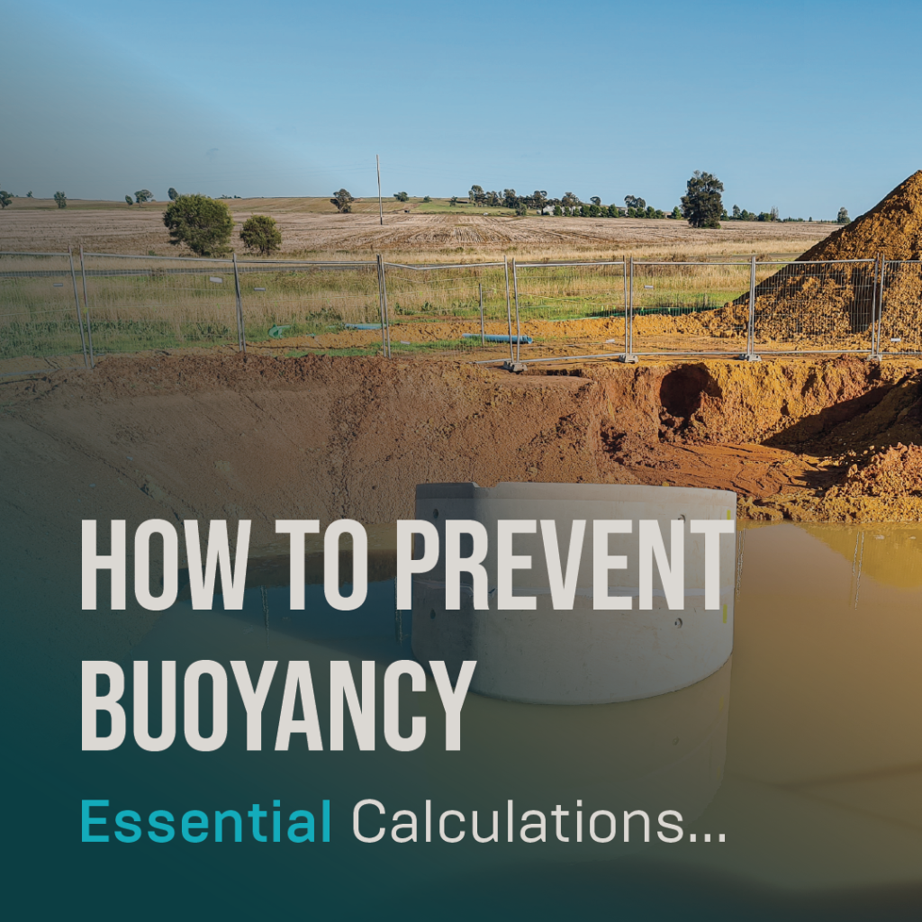 Preventing Buoyancy in Pump Station Installs