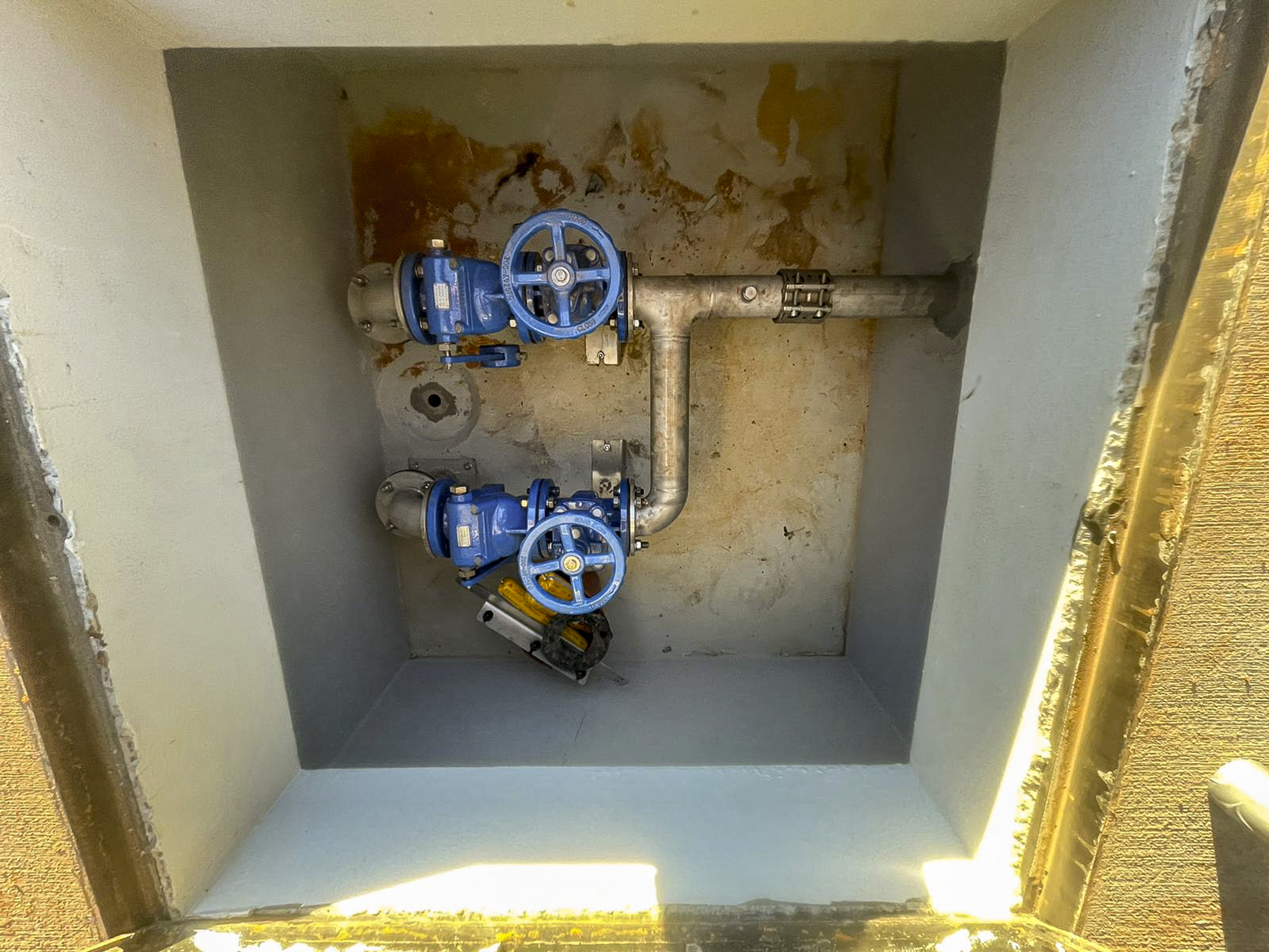 Sewer Pump Station Valve Chamber