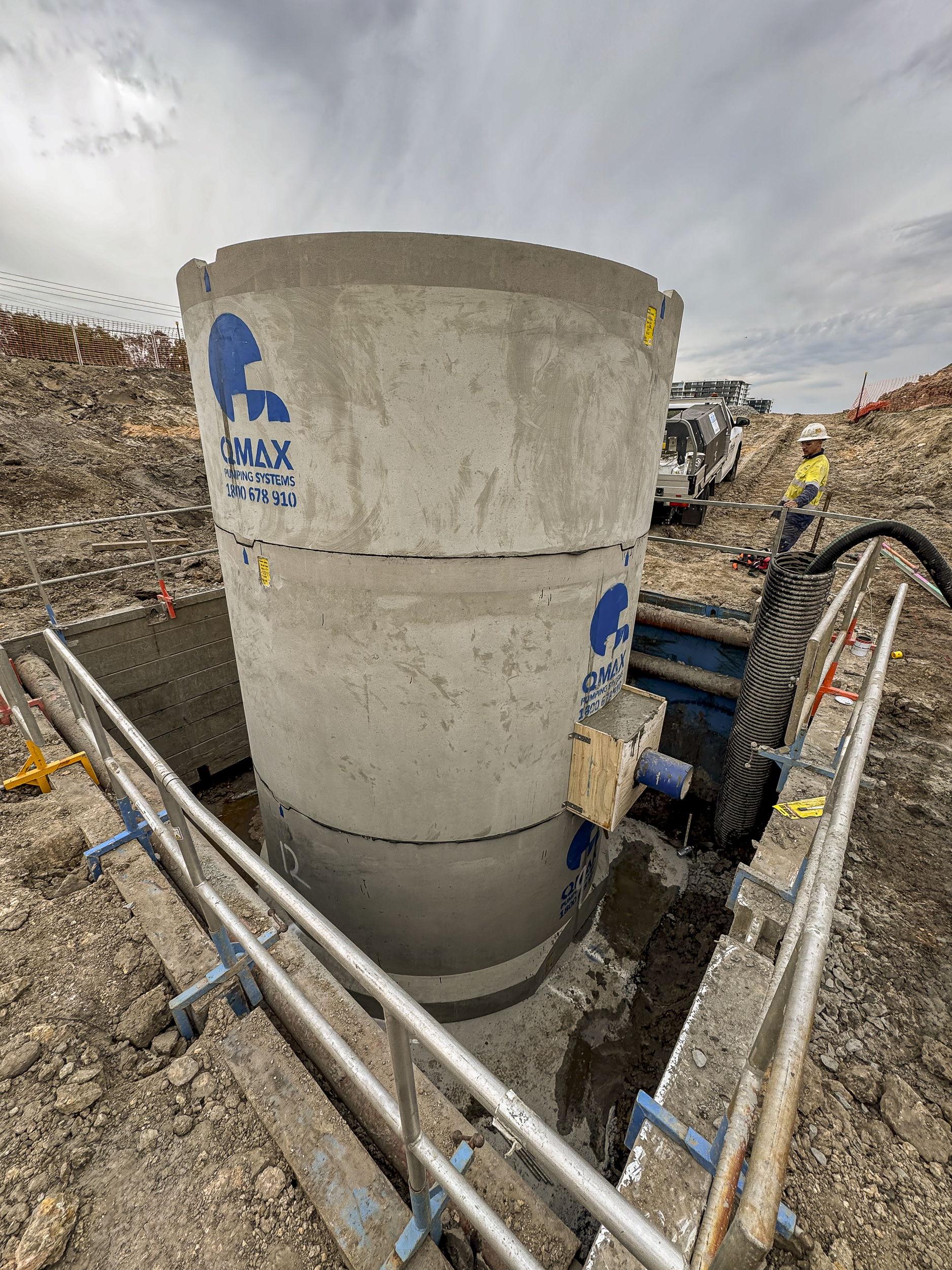 Sewer Pump Station Install