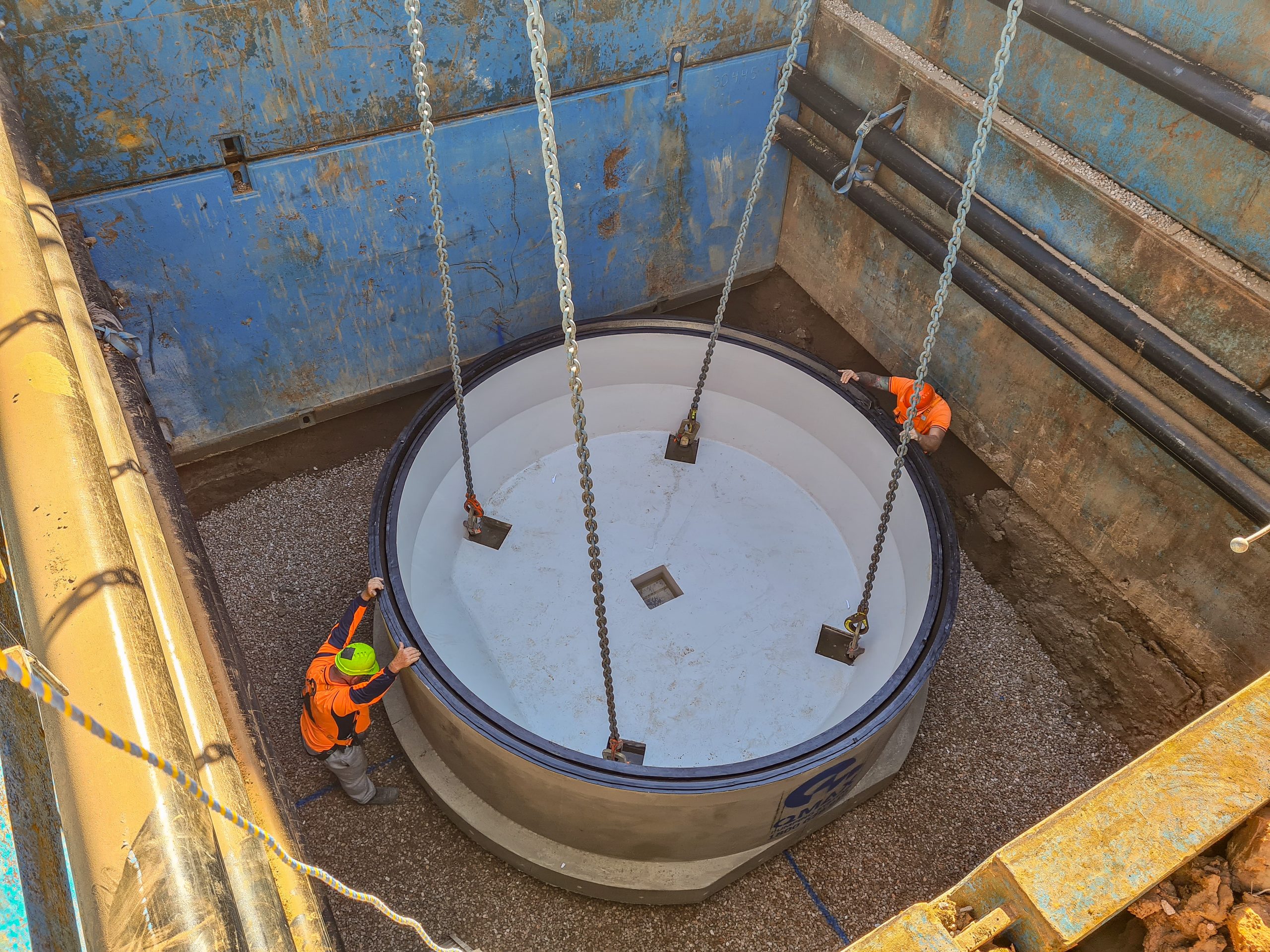 Sewer Pump Station Install