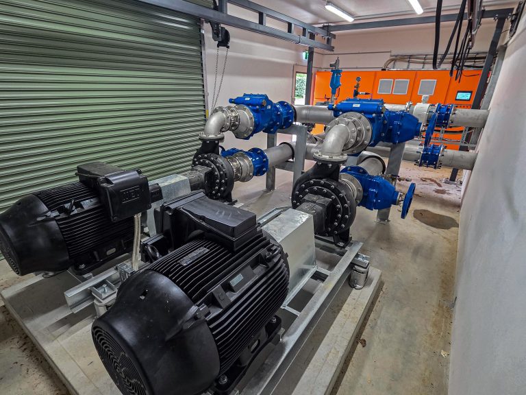 Water Transfer Pump Station Pump Room Completion