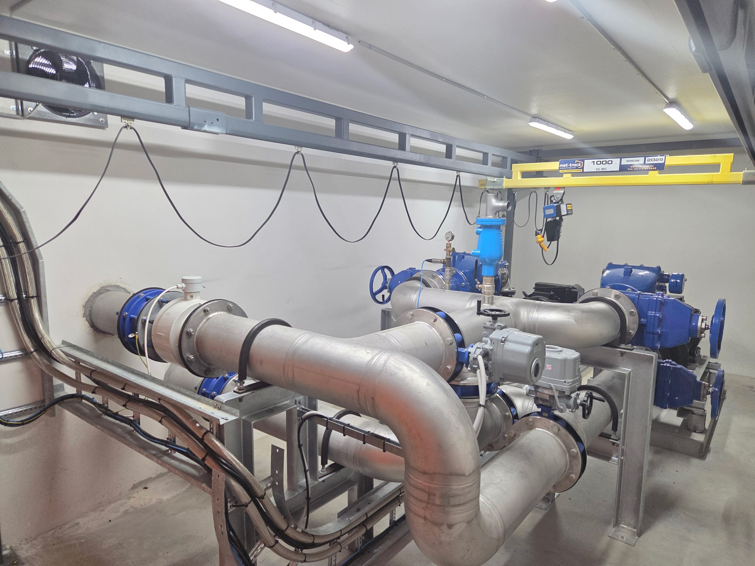 Water Transfer Pump Station Pump Room Completion