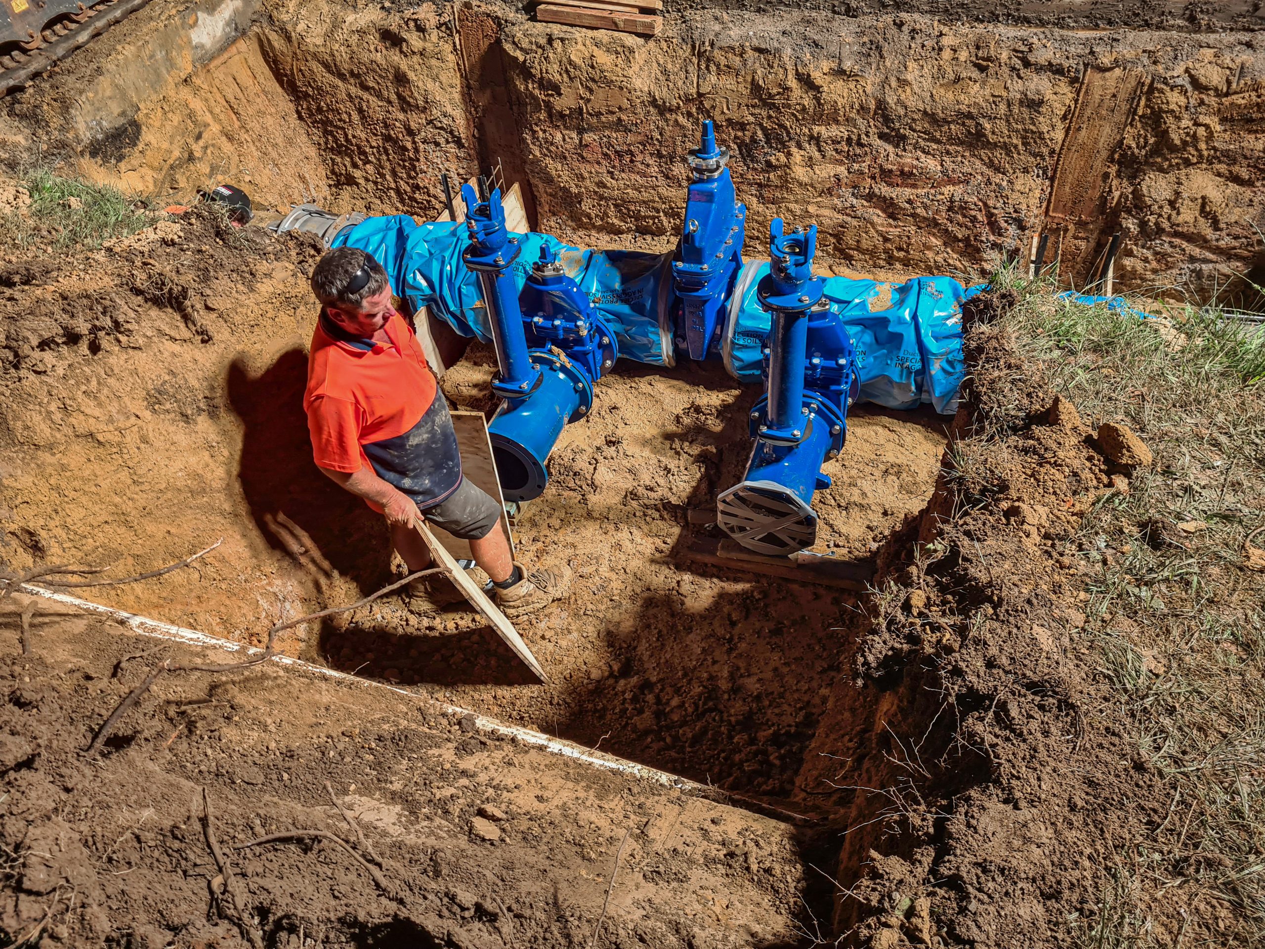 Water Transfer Pump Station Underground Construction