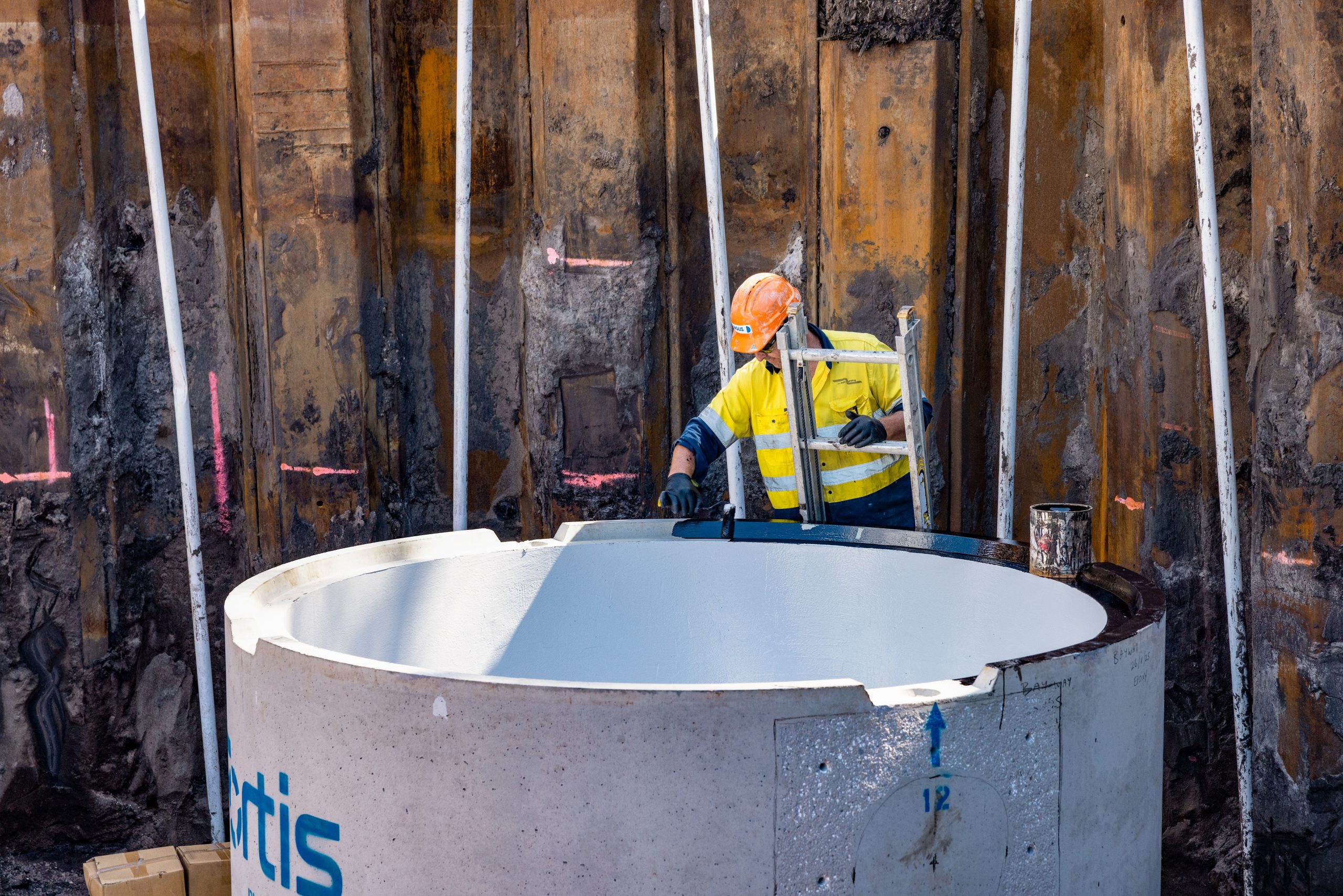 Precast Sewer Pump Station for 650 Lots at Fern Bay, NSW