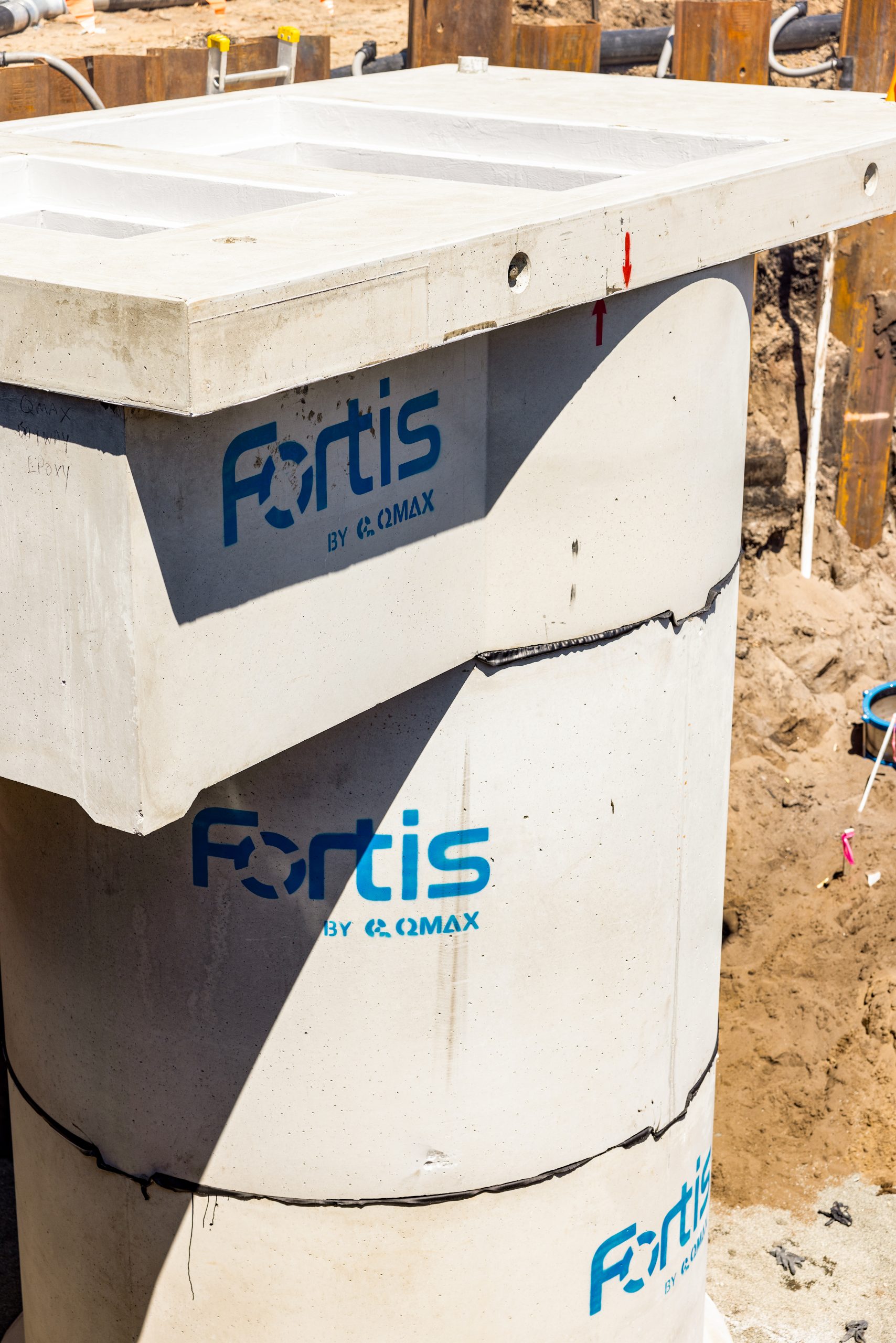 Precast Sewer Pump Station for 650 Lots at Fern Bay, NSW