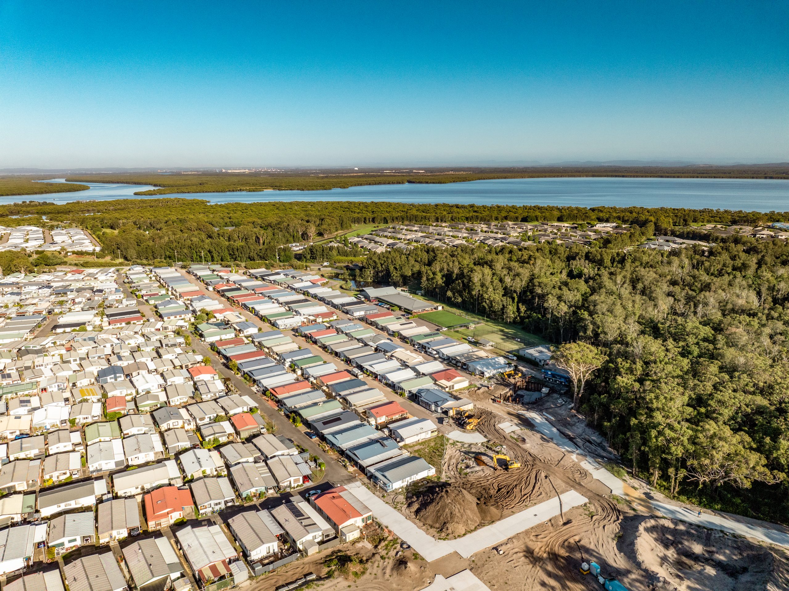 Precast Sewer Pump Station for 650 Lots at Fern Bay, NSW